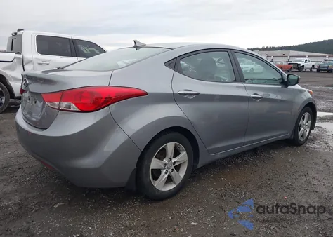 2013 Hyundai Elantra Gls из США, поврежденный, VIN KMHDH4AEXDU946791